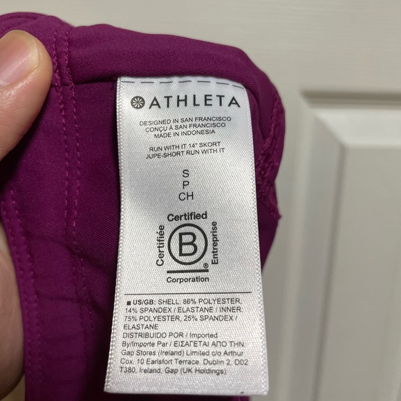 Athleta Run With It 14 Skort Jupe Short Run With It - Women’s Size Small - Picture 6 of 9